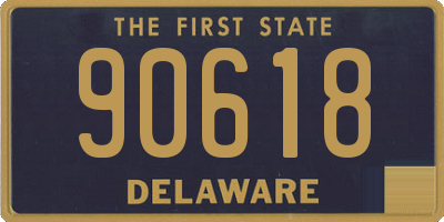 DE license plate 90618