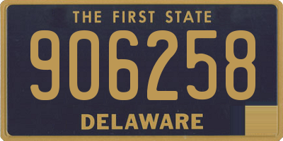 DE license plate 906258