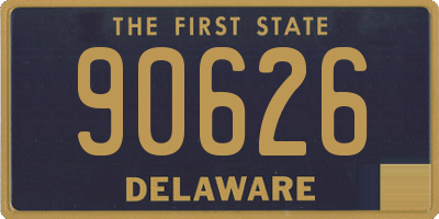 DE license plate 90626