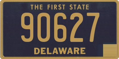 DE license plate 90627