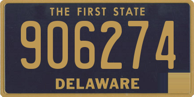 DE license plate 906274