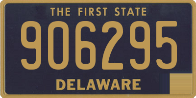 DE license plate 906295