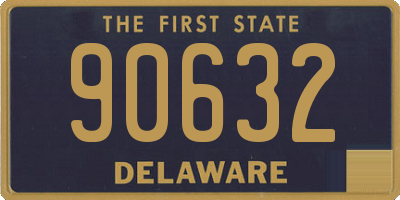 DE license plate 90632