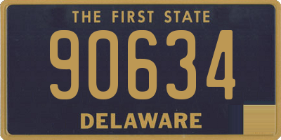 DE license plate 90634