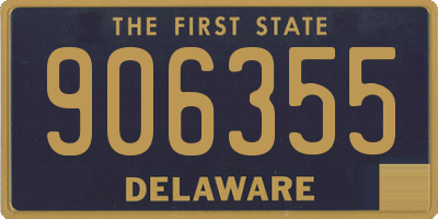 DE license plate 906355