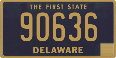 DE license plate 90636