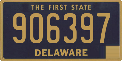 DE license plate 906397
