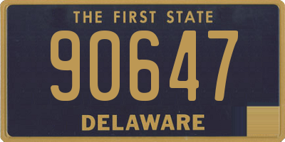 DE license plate 90647