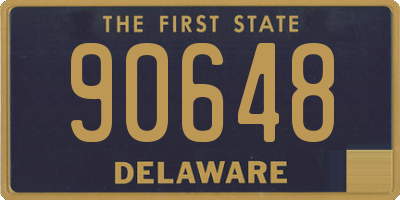 DE license plate 90648