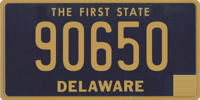 DE license plate 90650