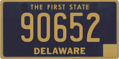 DE license plate 90652