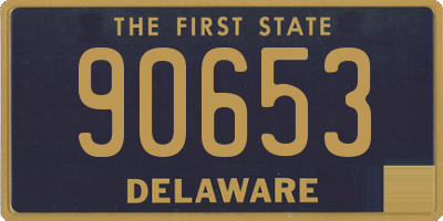 DE license plate 90653