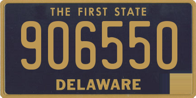 DE license plate 906550