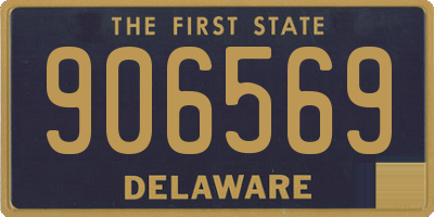 DE license plate 906569