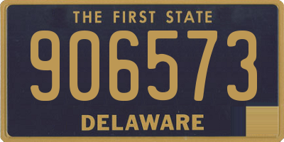 DE license plate 906573