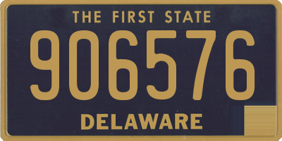 DE license plate 906576