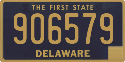 DE license plate 906579