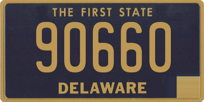 DE license plate 90660