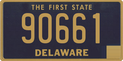 DE license plate 90661