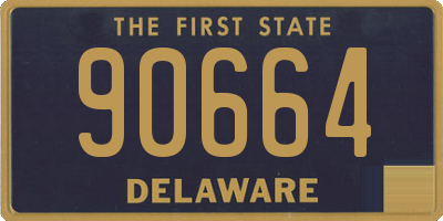 DE license plate 90664