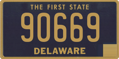 DE license plate 90669