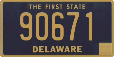 DE license plate 90671