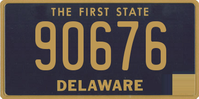 DE license plate 90676