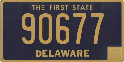 DE license plate 90677