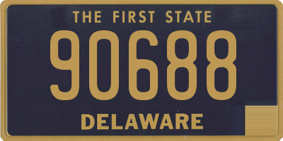 DE license plate 90688