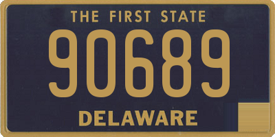 DE license plate 90689