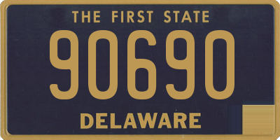 DE license plate 90690