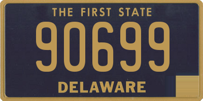 DE license plate 90699