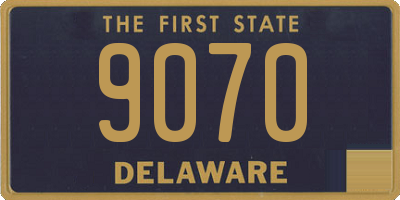 DE license plate 9070