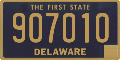 DE license plate 907010