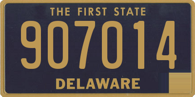 DE license plate 907014