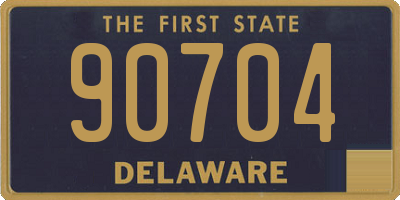 DE license plate 90704