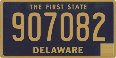 DE license plate 907082