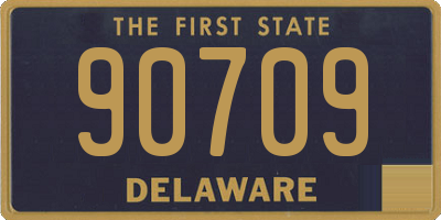 DE license plate 90709