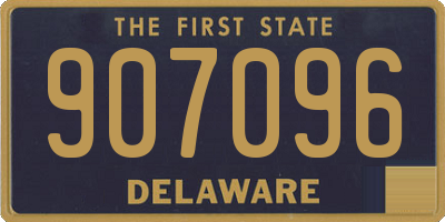 DE license plate 907096
