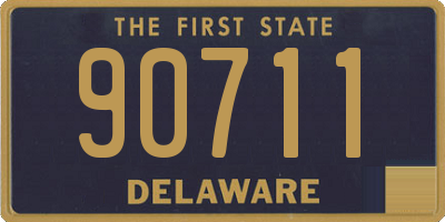 DE license plate 90711