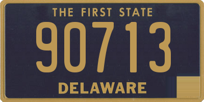 DE license plate 90713