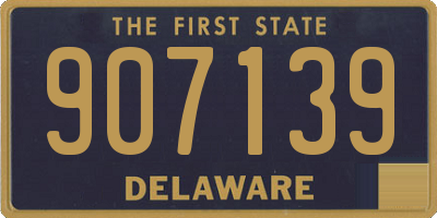 DE license plate 907139