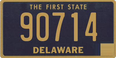 DE license plate 90714