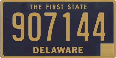 DE license plate 907144
