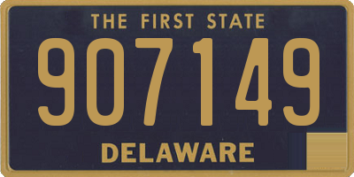 DE license plate 907149