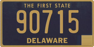 DE license plate 90715