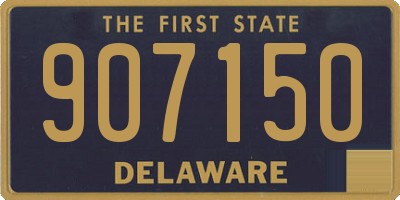 DE license plate 907150