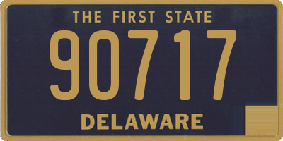 DE license plate 90717