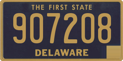 DE license plate 907208