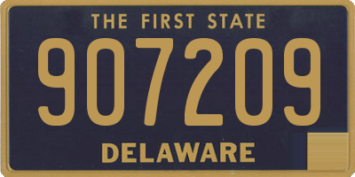 DE license plate 907209